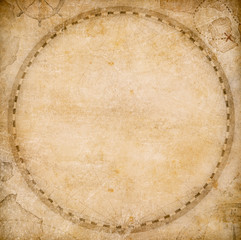 old round world map or atlas vintage background stylization