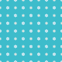 Seamless vector background with decorative flowers. Print. Cloth design, wallpaper.