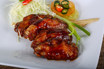 Teriyaki chicken wings