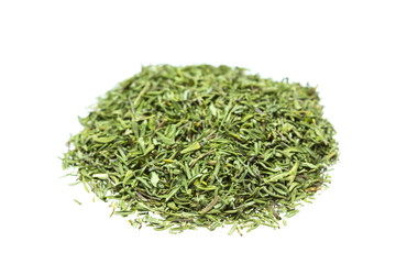 Thyme isolated on a white background.