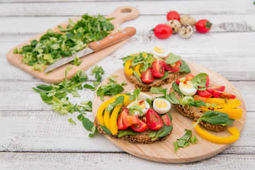 bruschetta with tomato