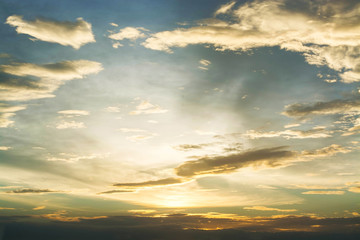 Fototapeta premium Beautiful sky with clouds background