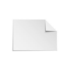Empty Document with folded Corner