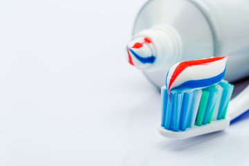 Toothbrush and toothpaste