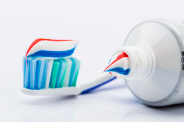 Toothbrush and toothpaste