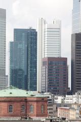 Obraz premium Frankfurt financial district