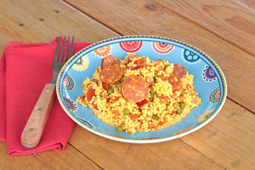 pâtes perlées au chorizo 13052016