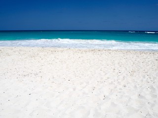 Beach with white sand