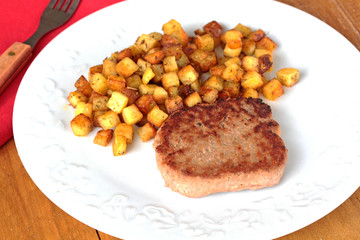 steak haché et pommes de terre 13052016