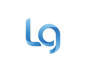 Obraz premium Colorful Letter L G Logo