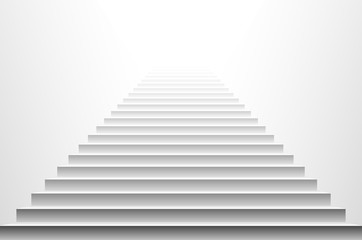 Stairs isolated on white background. Steps. Vector illustration