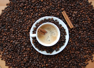 Coffee and cynnamon