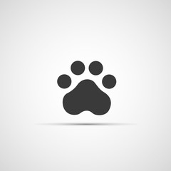 dog footprint icon