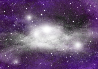 galaxy in a free space
