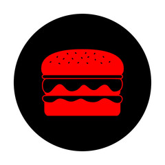 Burger simple icon