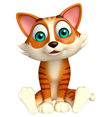 fun cat funny cartoon character