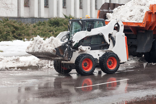 snow removal on the street