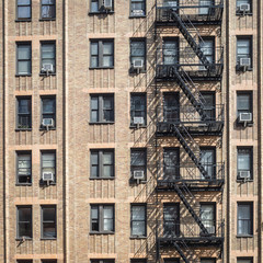 Obraz premium NYC apartment block