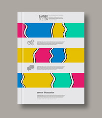 Fototapeta premium Abstract design templates.