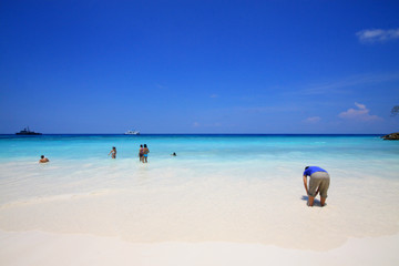 The beach of Amdsman in Thailand