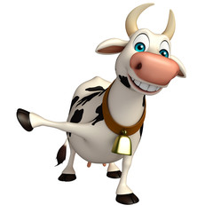 fun Cow funny cartoon character