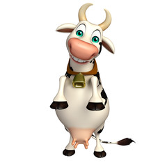 fun Cow funny cartoon character