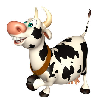 fun Cow funny cartoon character