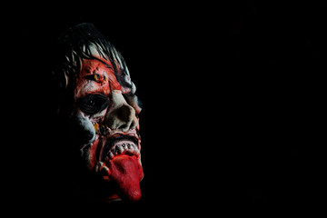 Children make up ghosts come out to play Halloween Festival . da