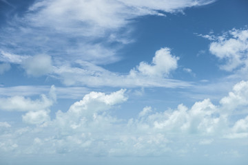 Fototapeta premium blue sky background with clouds