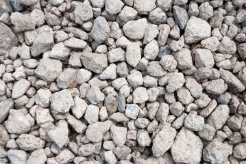 White small stones texture or background