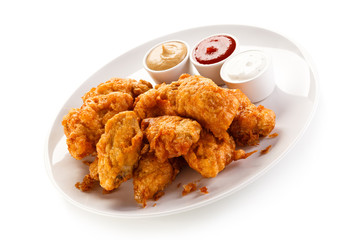 Fried chicken nuggets