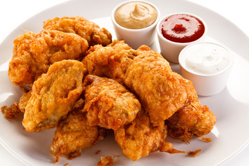 Fried chicken nuggets