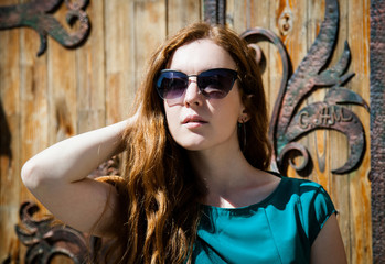 Portrait of a beautiful young woman