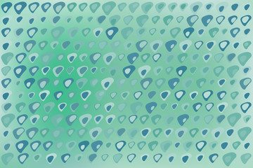 Green and Teal Triangles Texture on Light Green