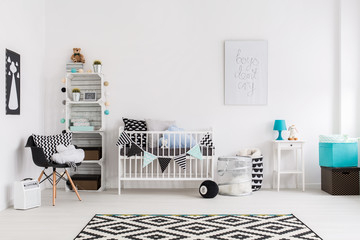 Everything perfectly arranged for the new family member