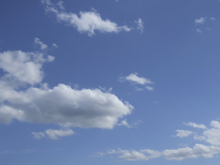 Fototapeta na wymiar Sky with clouds in Nature
