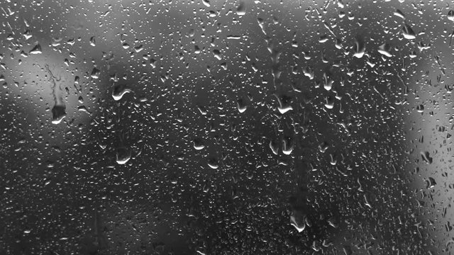 Rainy Wet Window   