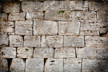 stone wall texture close up