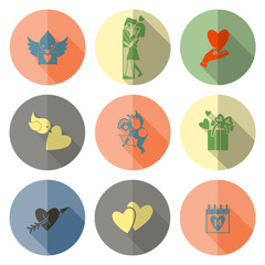Happy Valentines Day Icons