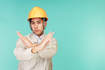 禁止の意思表示をする労働者