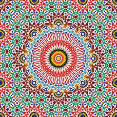 Naklejka na ściany i meble Morocco Traditional Seamless Pattern