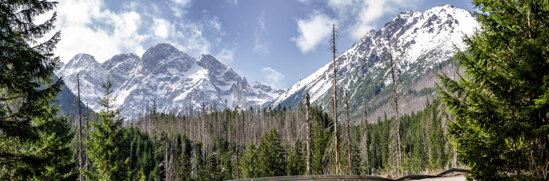 Fototapeta Góry Rysy, Zakopane, Morskie Oko