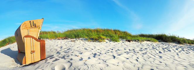 Strandkorb Dünen Panorama