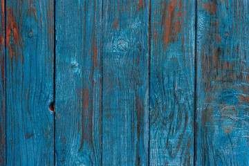 Rough blue wooden texture