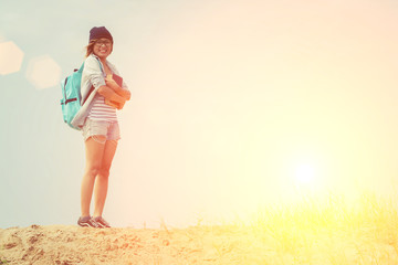 Young girl reading book