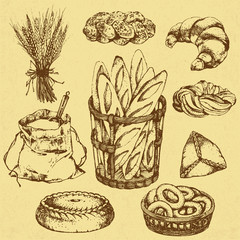 Illustration of home baking