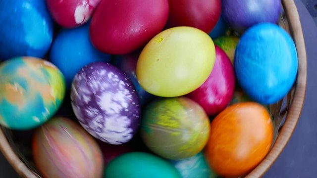 Easter eggs. Eastern Orthodox tradition.