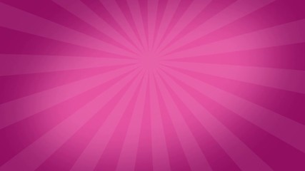 Pink radial ray 30 sec loopable background - Powered by Adobe