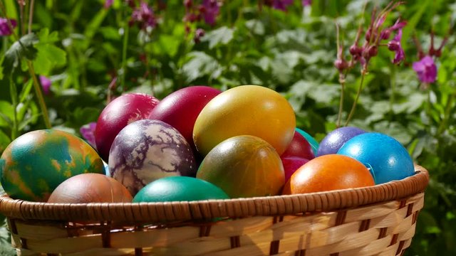 Easter eggs. Eastern Orthodox tradition.