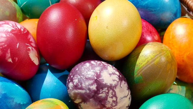 Easter eggs. Eastern Orthodox tradition.